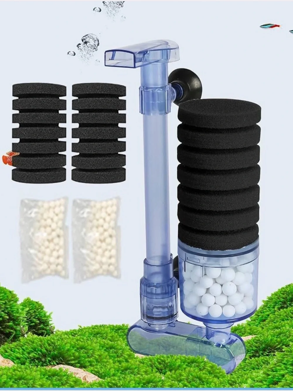 10-40 Gla Aquarium Sponge Filter Ultra Quiet Aquarium Air Pump for fish tank